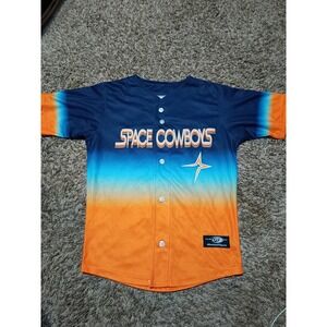 OT Sports Sugar Land Space Cowboys Youth Medium Baseball Jersey Ombre